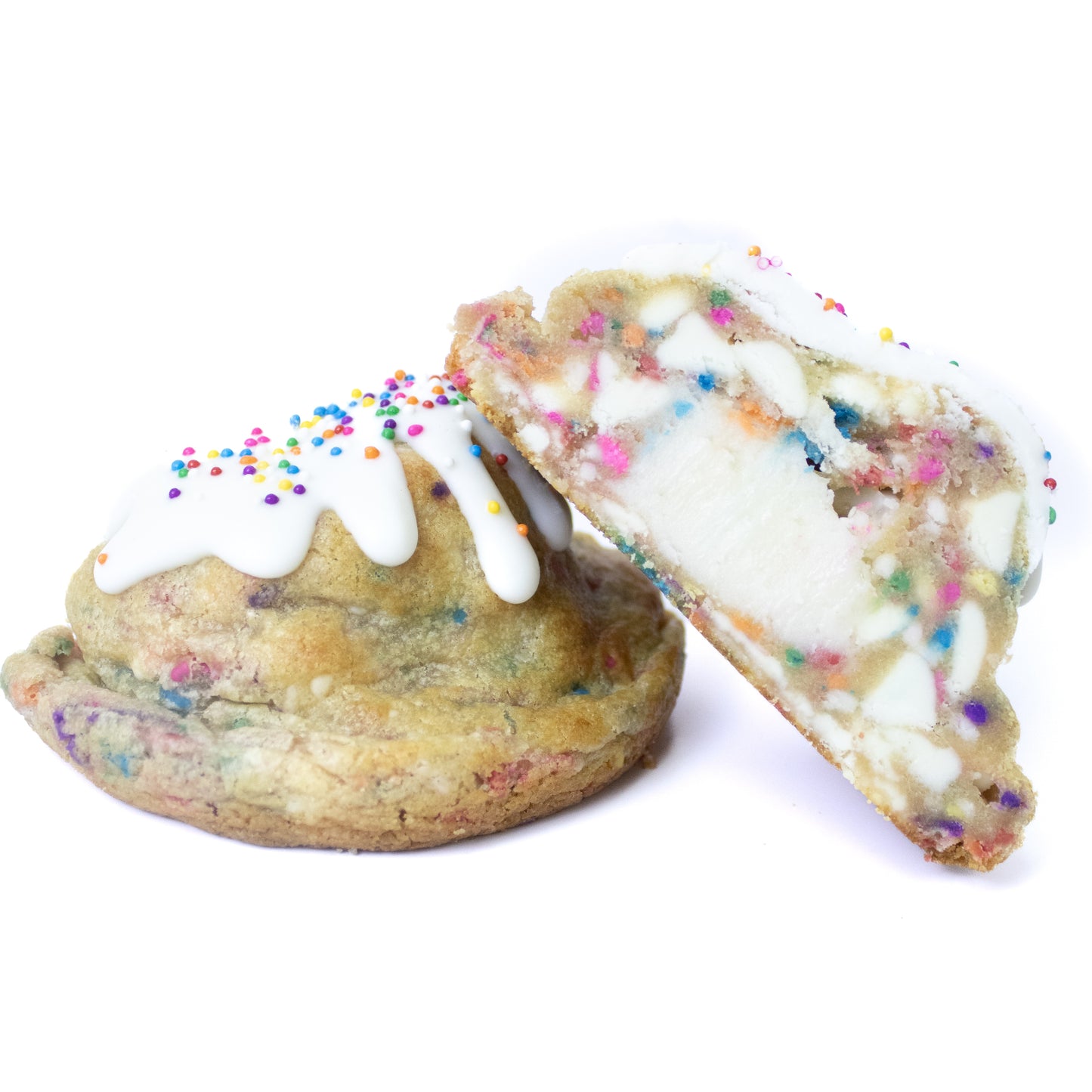 Birthday Cake Stuffed Cookie
