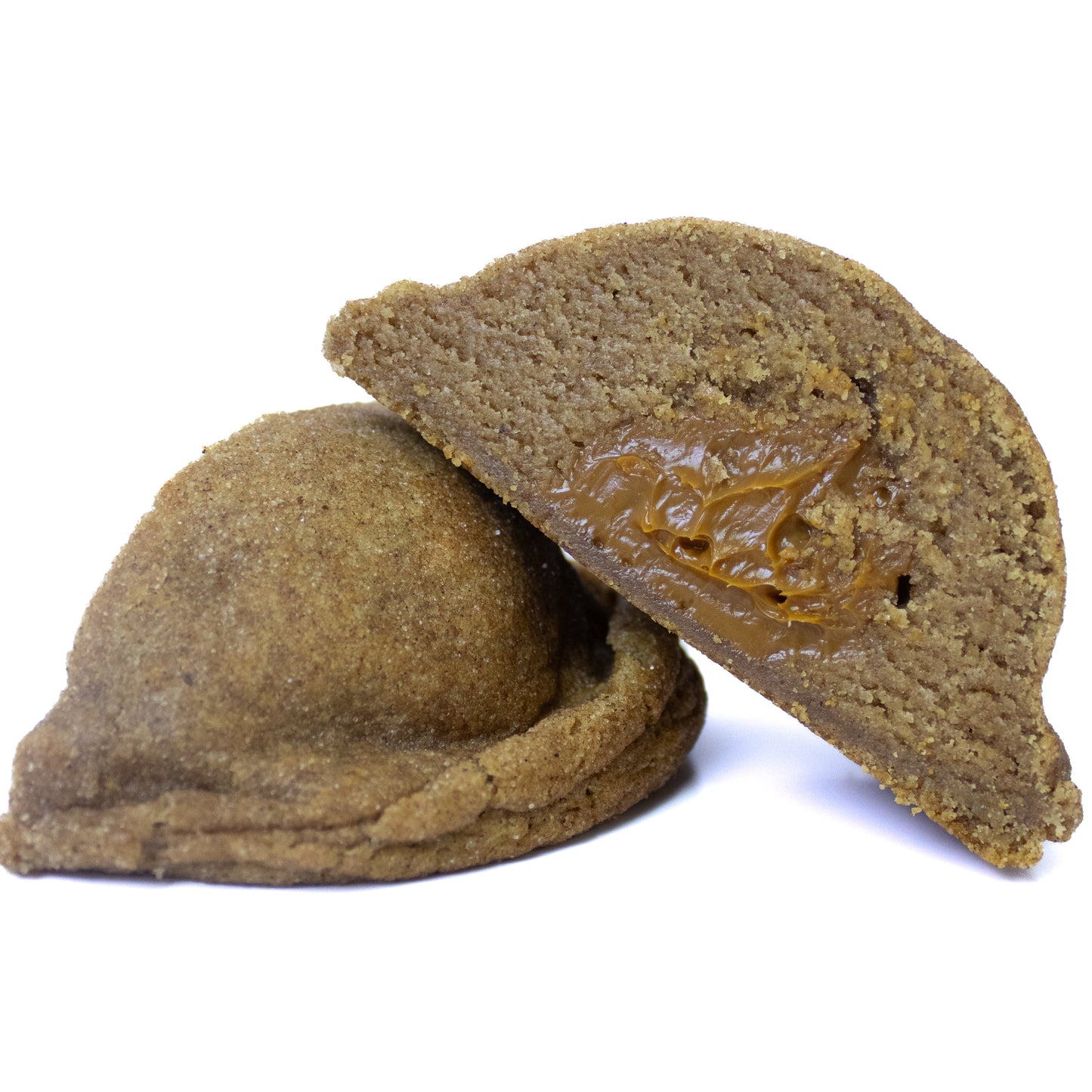 Dulce de Leche Snickerdoodle Stuffed Cookie