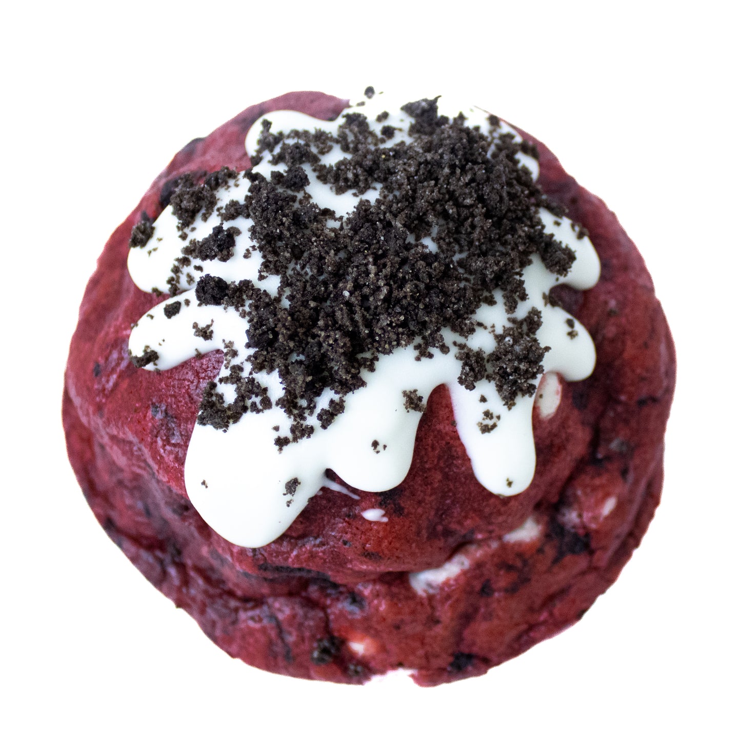 Red Velvet Oreo Stuffed Cookie