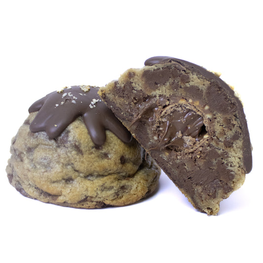 Stuffed Ferrero Rocher Nutella Cookie